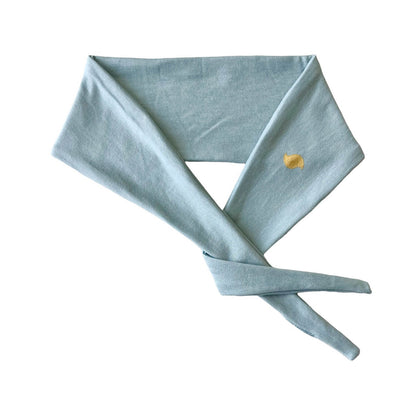 Organic Cotton | Tencel Hair Band | Made in USA | Tie headband | Powder Blue