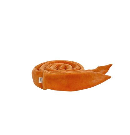 Mini Set | The Sway + Scalp massager | Bamboo | Heatless curling ribbon | Made in USA | Cotton velour | Tangerine