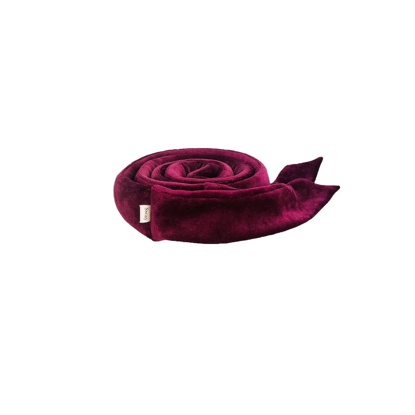 The Original Sway Heatless Curling Velour Ribbon | Hair Wrap for Perfect Curls | Plum