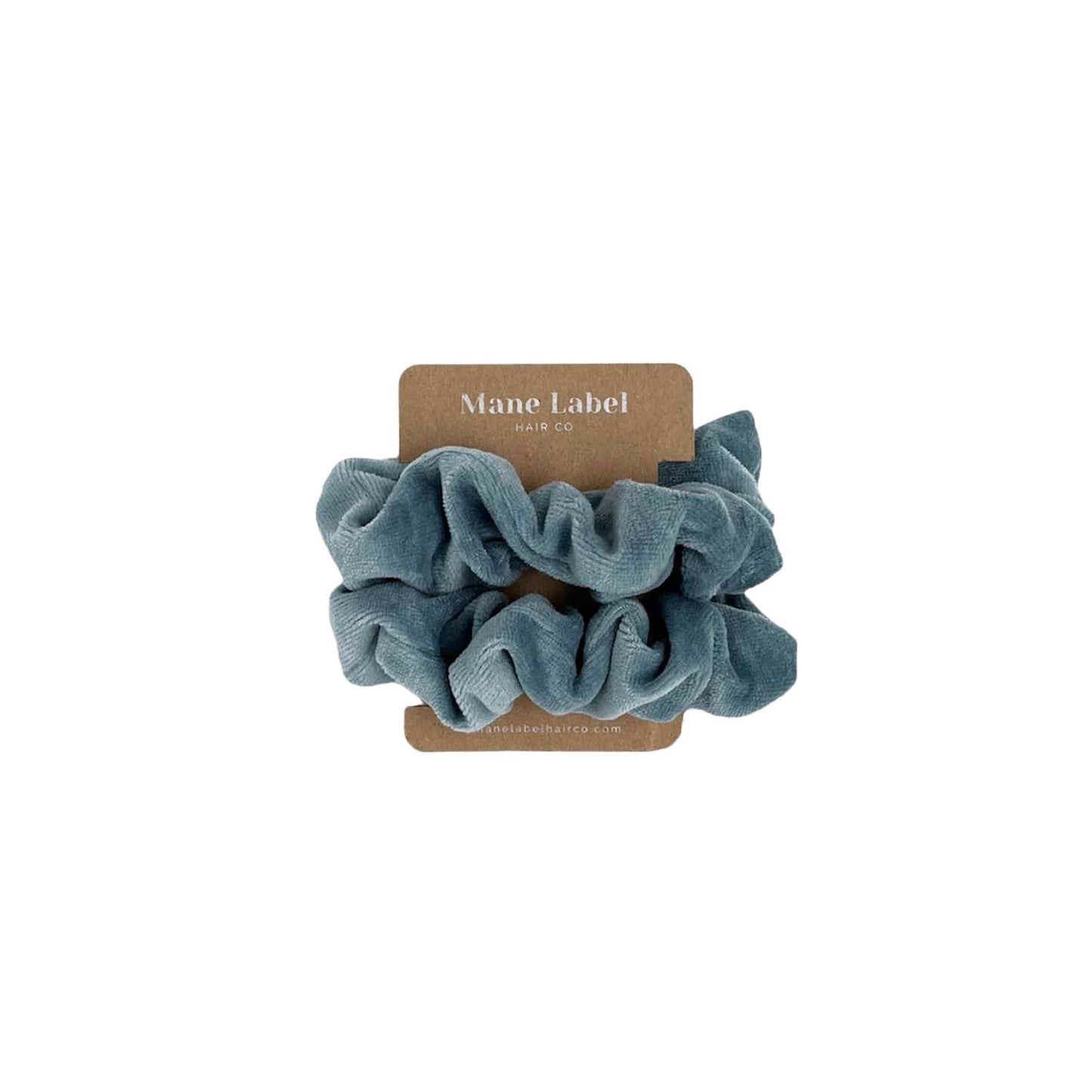 Velour Scrunchies | cotton velour | soft | Made in USA | Jade