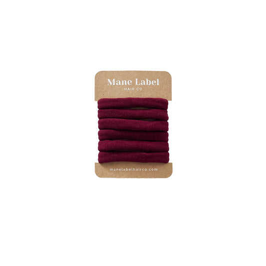 Hair ties / Mane Label custom color to match your Sway / wine